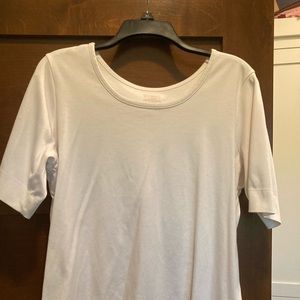 LL Bean White Cotton Shirt